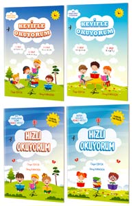 İlkokul İçin Kolay ve Hızlı Okuma Seti - 4 Kitap