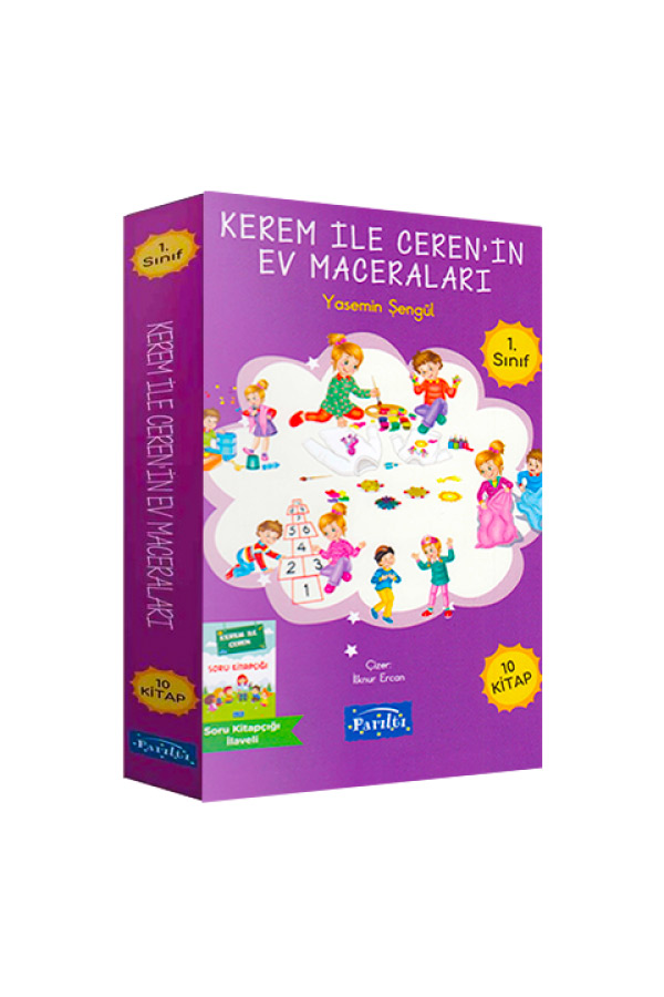 Kerem İle Ceren'in Ev Maceraları-Parıltı Yayınları - 1