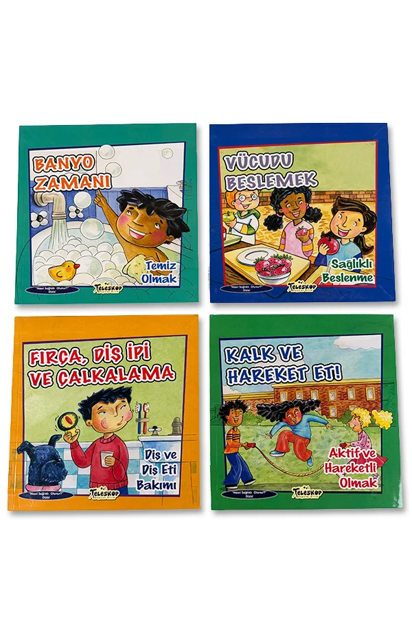 Kişisel Bakım ve Sağlığımı Korumayı Öğreniyorum - 4 Kitap - 1