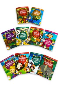 Mini Neşeli Masallar Dizisi - Set 1 - 10 Kitap