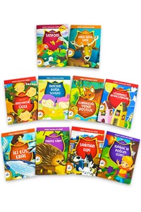 Mini Neşeli Masallar Dizisi - Set 4 - 10 Kitap