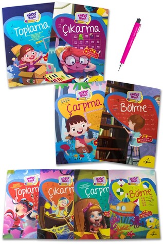 Matematik Öğreniyorum  8 Kitap - Faber Castell Poly Matic Kalem Hediyeli