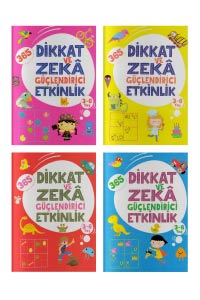 365 Dikkat ve Zeka Güçlendirici Etkinlik - 4 Kitap