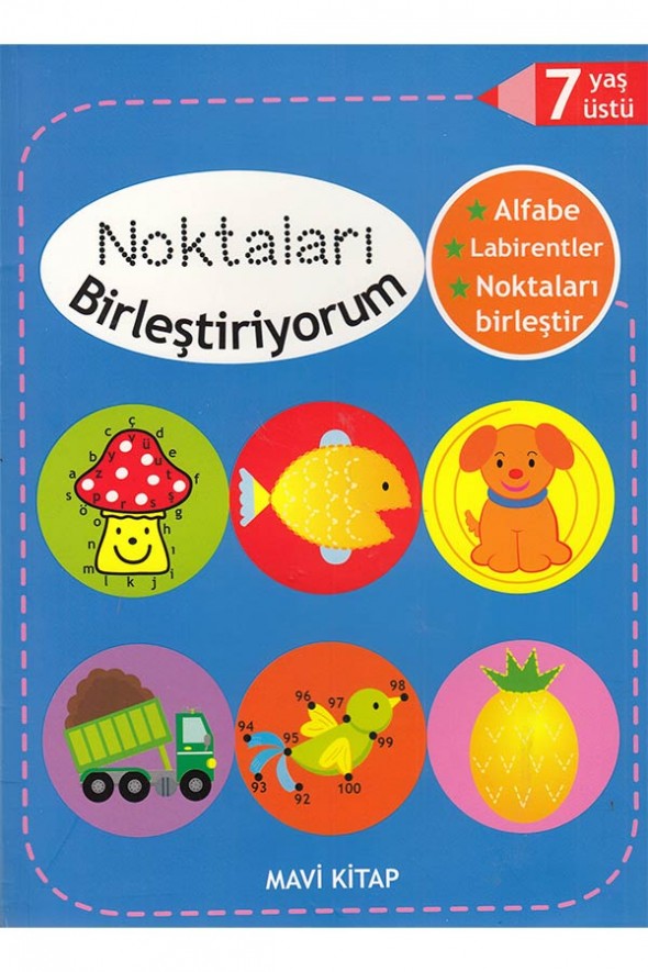 Noktaları Birleştiriyorum Mavi Kitap - Parıltı Yayınları - 1
