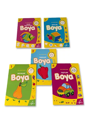 10 Kitaplık Dev Boyama - 2