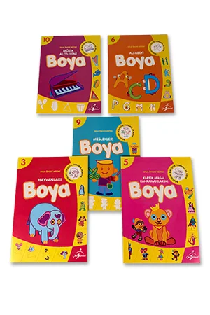 10 Kitaplık Dev Boyama - 3