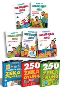 Okuma Ve Zeka Oyunları  Seti - 8 Kitap