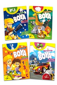 Örneğe Bakarak Boya Okul Öncesi Boyama Set 1 - 4 Kitap