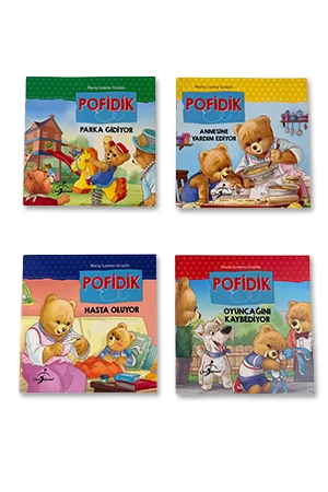 Pofidik Çocuklar İçin Hikaye Seti 4 Kitap 128 Sayfa