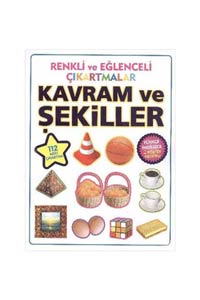 Renkli ve Eğlenceli Çıkartmalar Kavram ve Şekiller (Poster Hediyeli) - Parıltı Yayınları