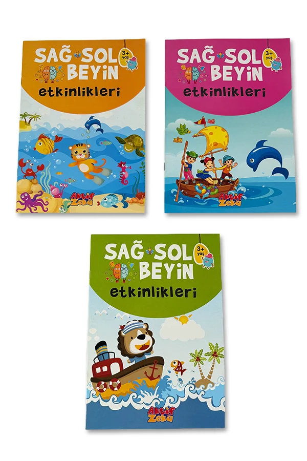 Sağ ve Sol Beyin Etkinlikleri Seti 3  Yaş - 1