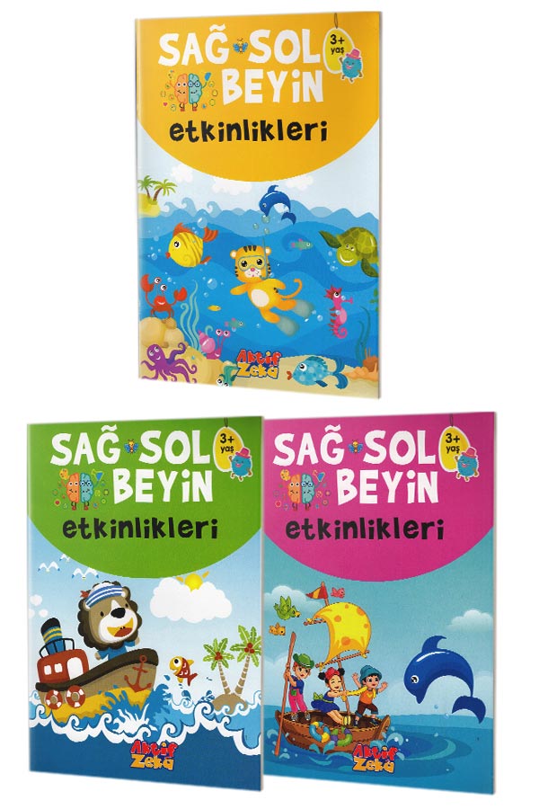 Sağ ve Sol Beyin Etkinlikleri Seti 3  Yaş - 1
