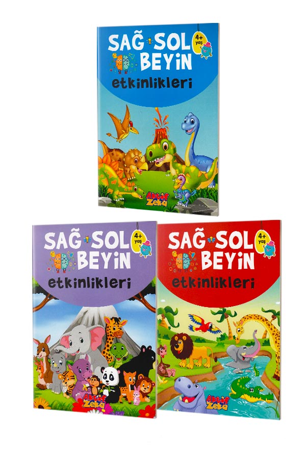 Sağ ve Sol Beyin Etkinlikleri Seti 4  Yaş - 1