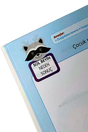Sağ ve Sol Beyin Etkinlikleri Seti 4  Yaş - 5