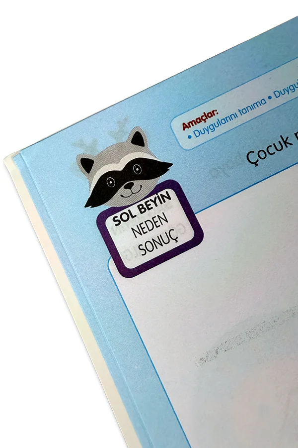 Sağ ve Sol Beyin Etkinlikleri Seti 4  Yaş - 5