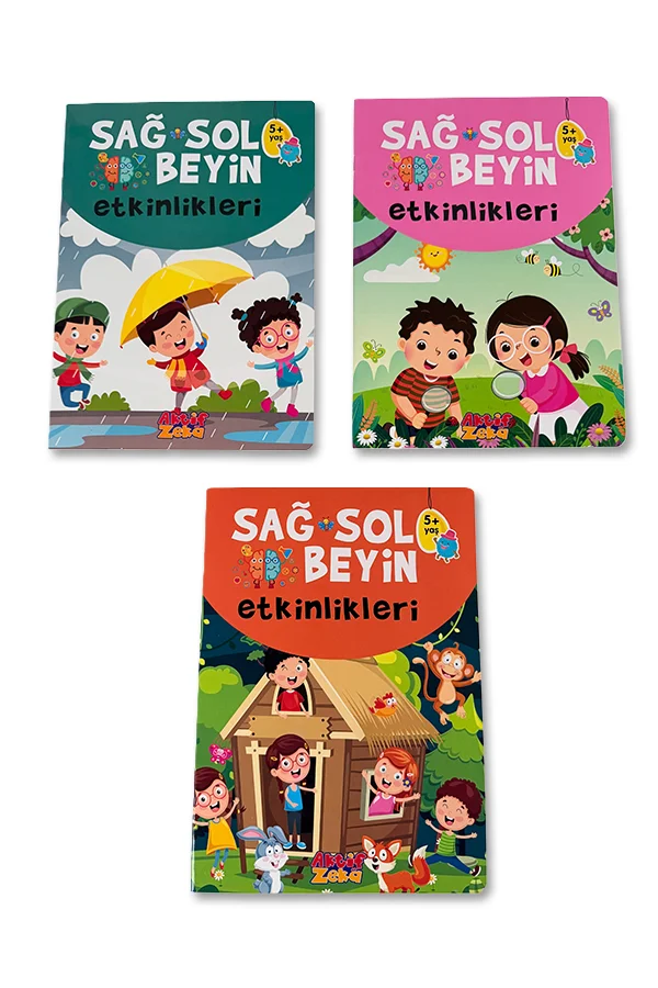 Sağ ve Sol Beyin Etkinlikleri Seti 5  Yaş - 1