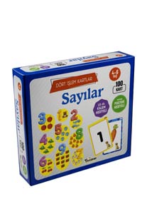 Sayılar Dört İşlem Kartlar 4-6 Yaş