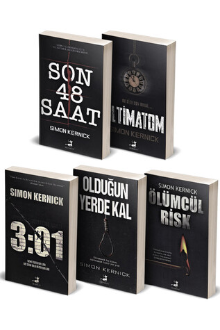 Simon Kernick Polisiye ve Gerilim Kitapları Seti - 5 Kitap