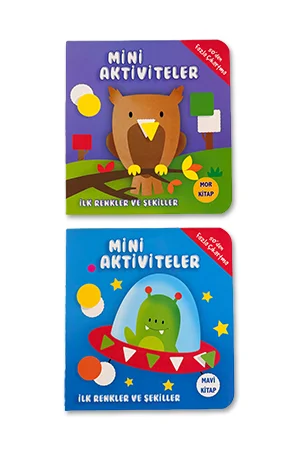 Sticker Yapıştırma ve Boyama - 2 Kitap