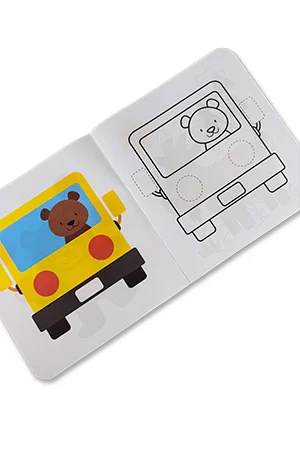 Sticker Yapıştırma ve Boyama - 2 Kitap - 3