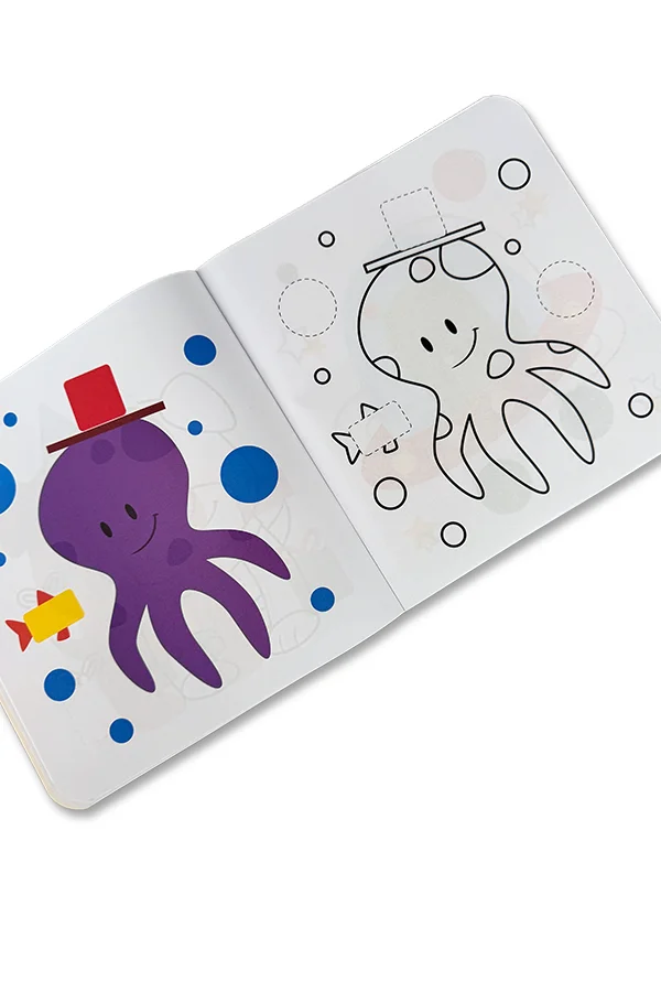 Sticker Yapıştırma ve Boyama - 2 Kitap - 4