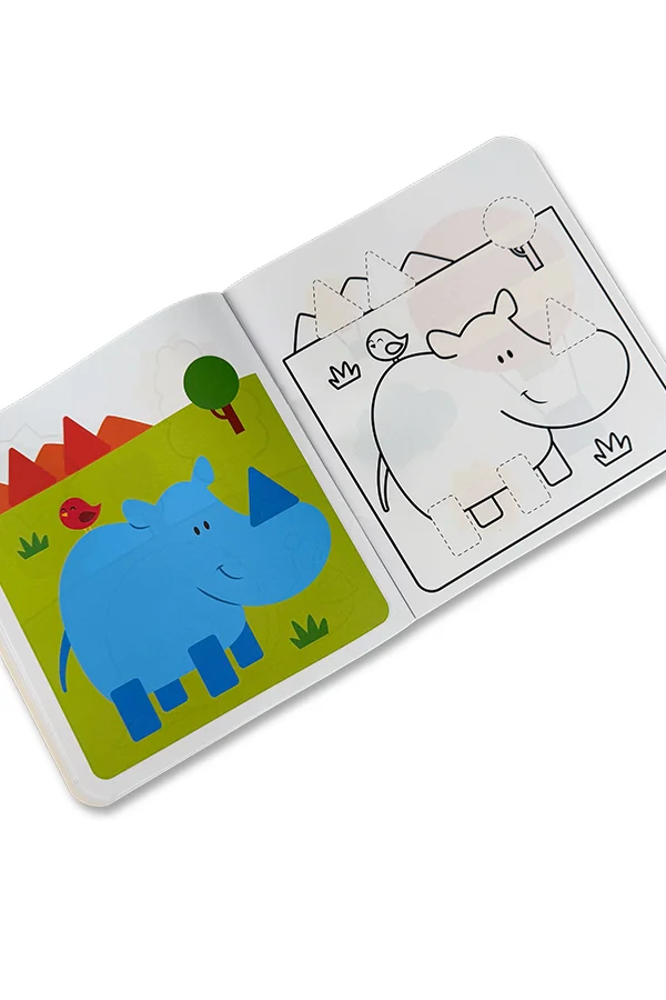 Sticker Yapıştırma ve Boyama - 2 Kitap - 5