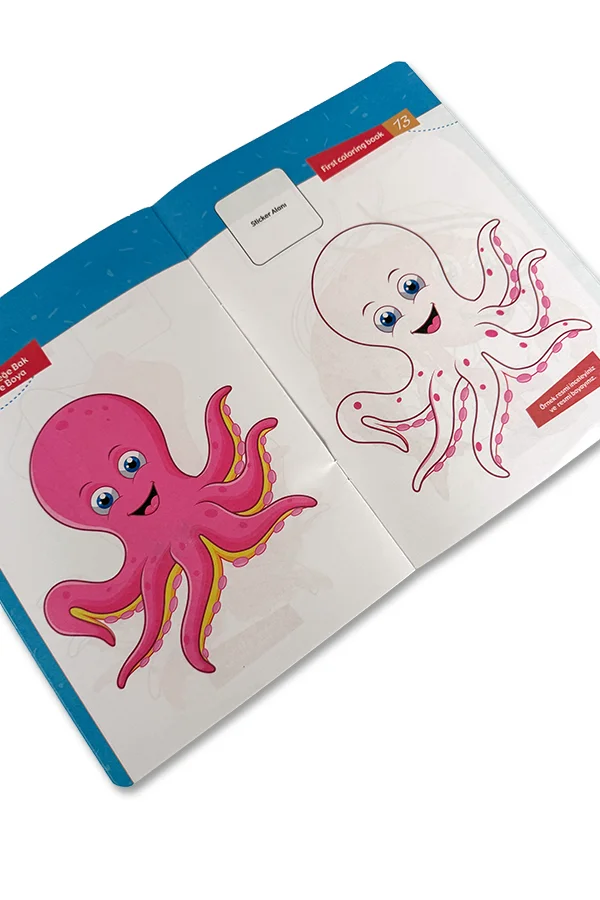 Stickerli Süper Boyama - 4 Kitap - 4
