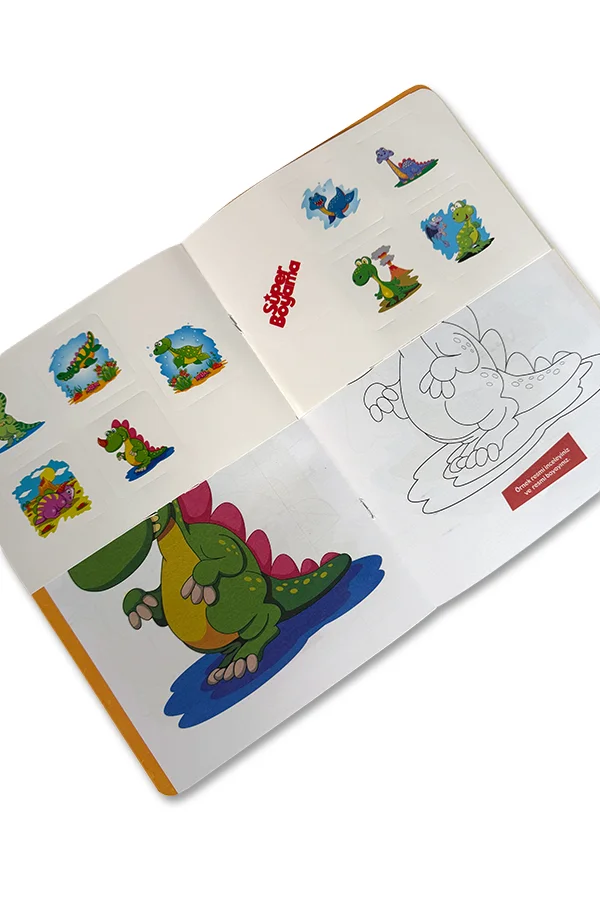 Stickerli Süper Boyama - 8 Kitap - 7