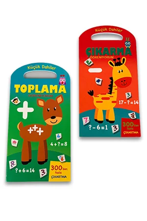 Stickerli Toplama - Çıkarma Öğreniyorum
