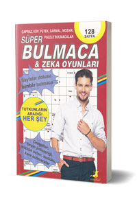 Süper Bulmaca ve Zeka Oyunları -  Bordo Kitap