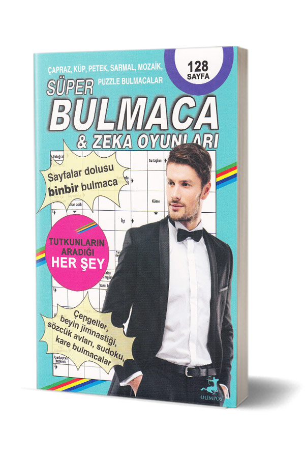 Süper Bulmaca ve Zeka Oyunları -  Turkuaz Kitap - 1