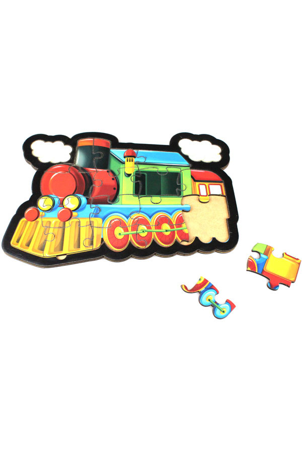 Tren Puzzle - Ahşap - 1