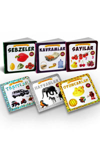 Türkçe - İngilizce İlk Bilgilerim Dizisi 6 Kitap - Set 2