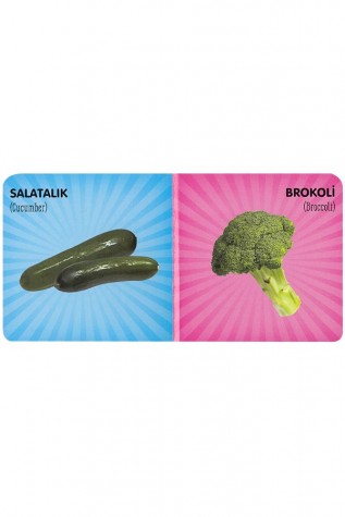 Türkçe - İngilizce İlk Bilgilerim Dizisi - Sebzeler - 2