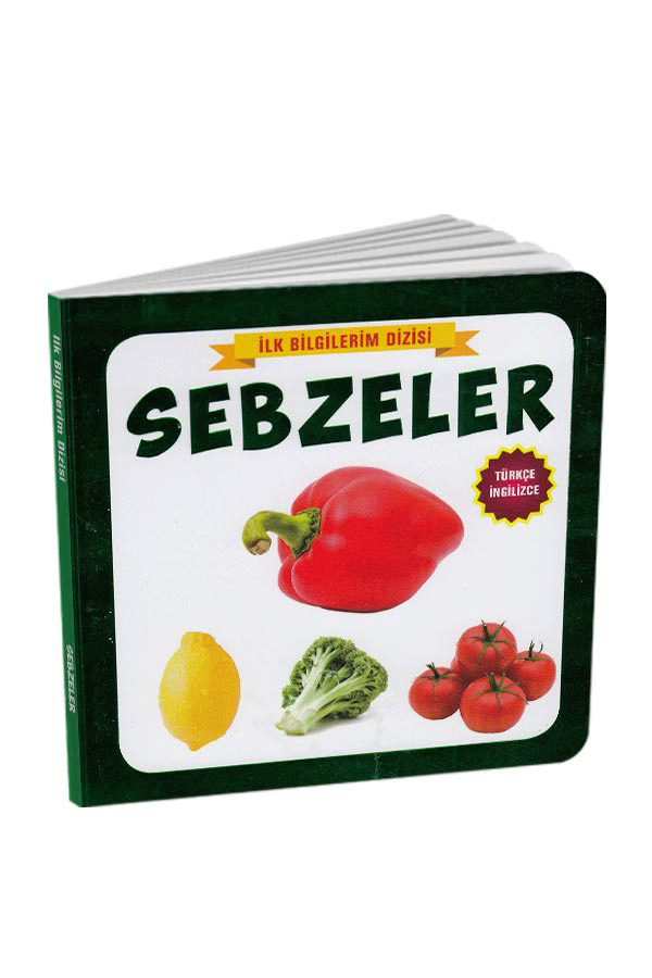 Türkçe - İngilizce İlk Bilgilerim Dizisi - Sebzeler - 1