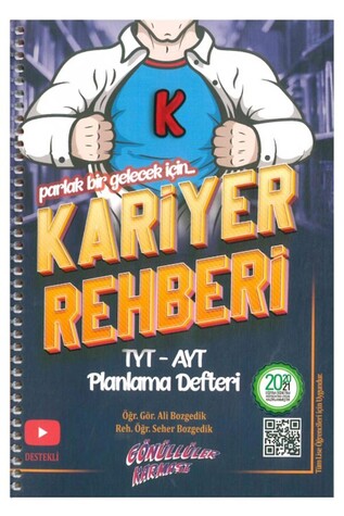 TYT AYT Kariyer Rehberi Planlama Defteri - Gönüller Karması
