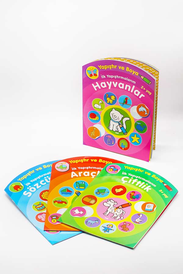 Yapıştır ve Boya - 4 Kitap - 1