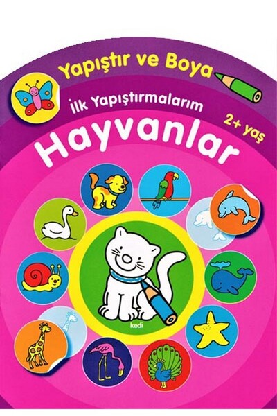 Yapıştır ve Boya İlk Yapıştırmalarım - Hayvanlar - Parıltı Yayınları - 1
