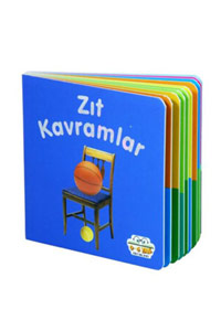 Zıt Kavramlar - Mini Karton Kitaplar